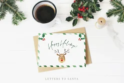 Letters to Santa - watercolor set