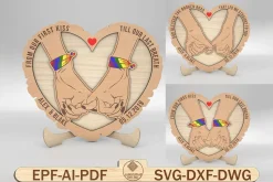 LGBTQ Couple svg, Anniversary Gifts