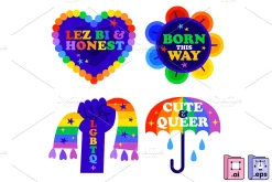 LGBTQ Pride Labels Collection