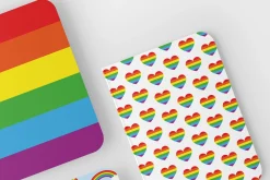 LGBTQ+ seamless patterns set