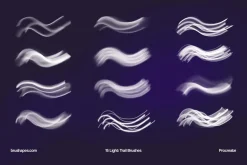 Light and Glow Procreate Brushes