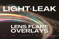 Light Leak Lens Flare Overlays Vol.3