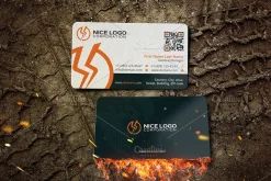 lightning business card