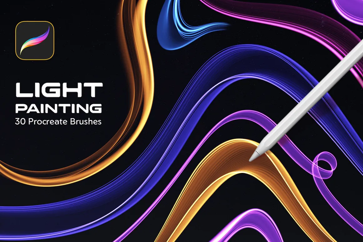 Light Painting Procreate Brushes