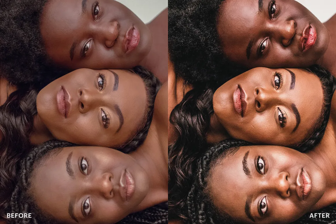 Lightroom Preset-Dark Skin Theme