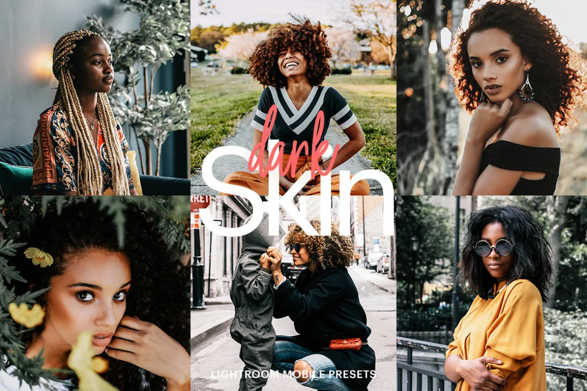 Lightroom Preset-Dark Skin Theme