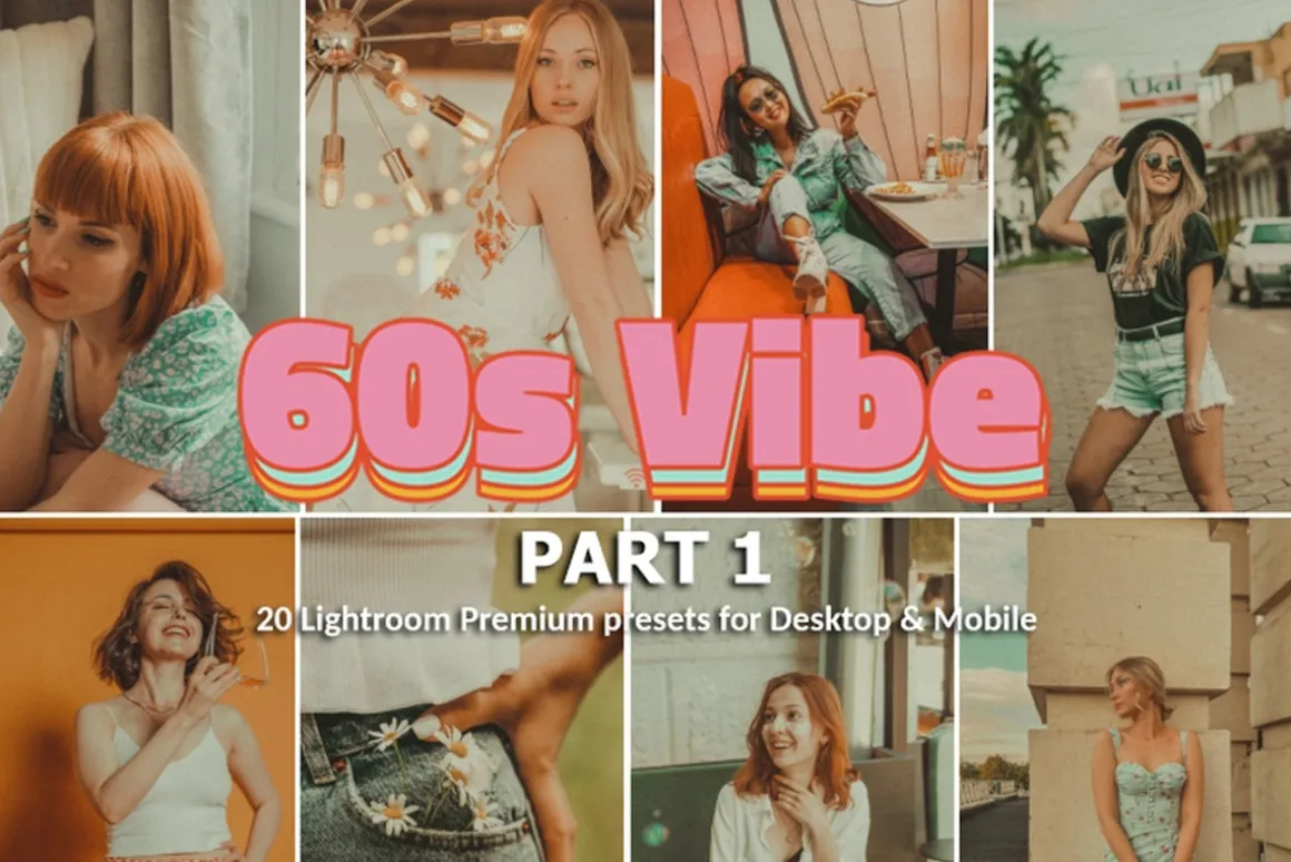 20 Lightroom Presets 60s Vibe part 1