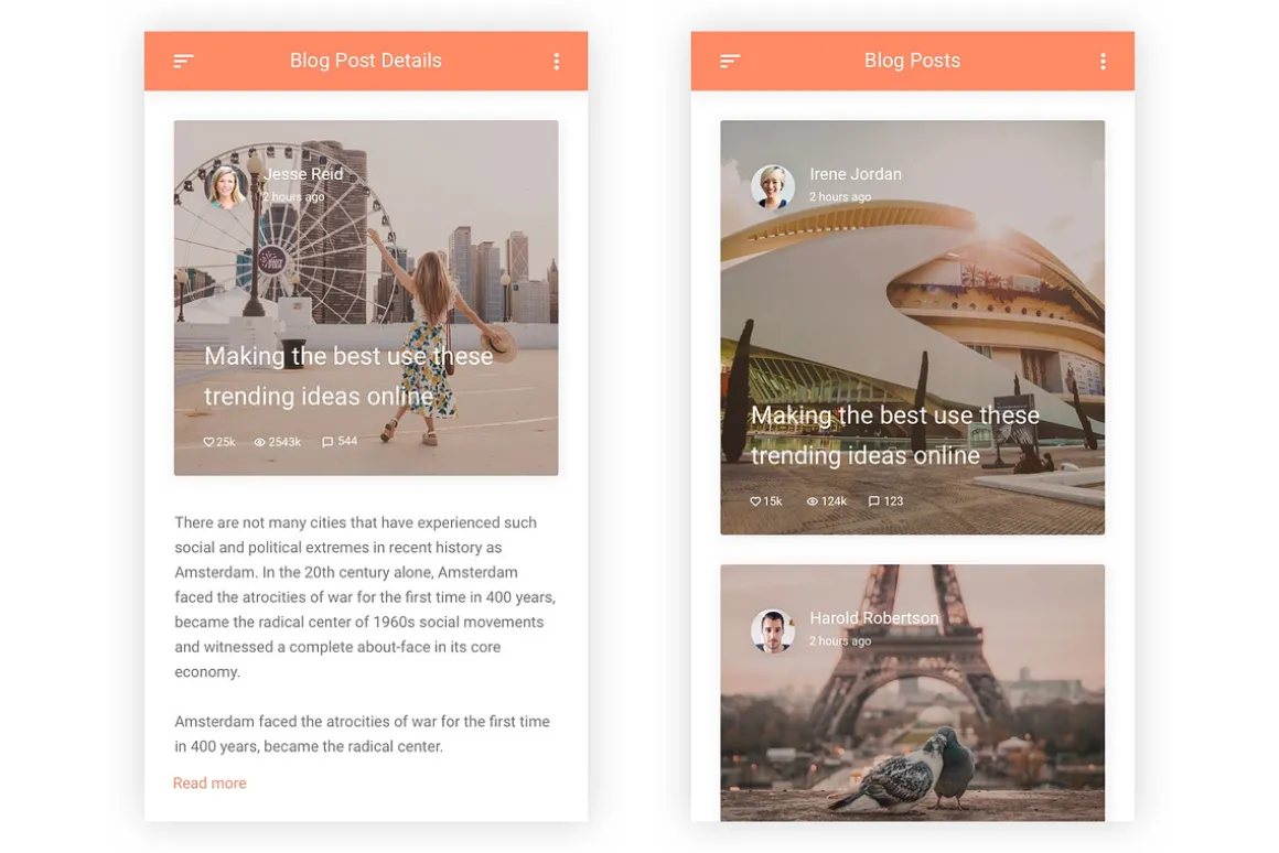 Likh - Blogging Platform UI Kit