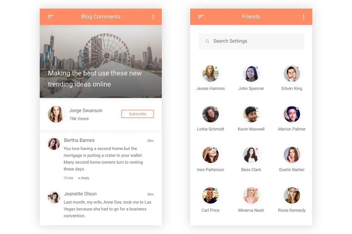 Likh - Blogging Platform UI Kit
