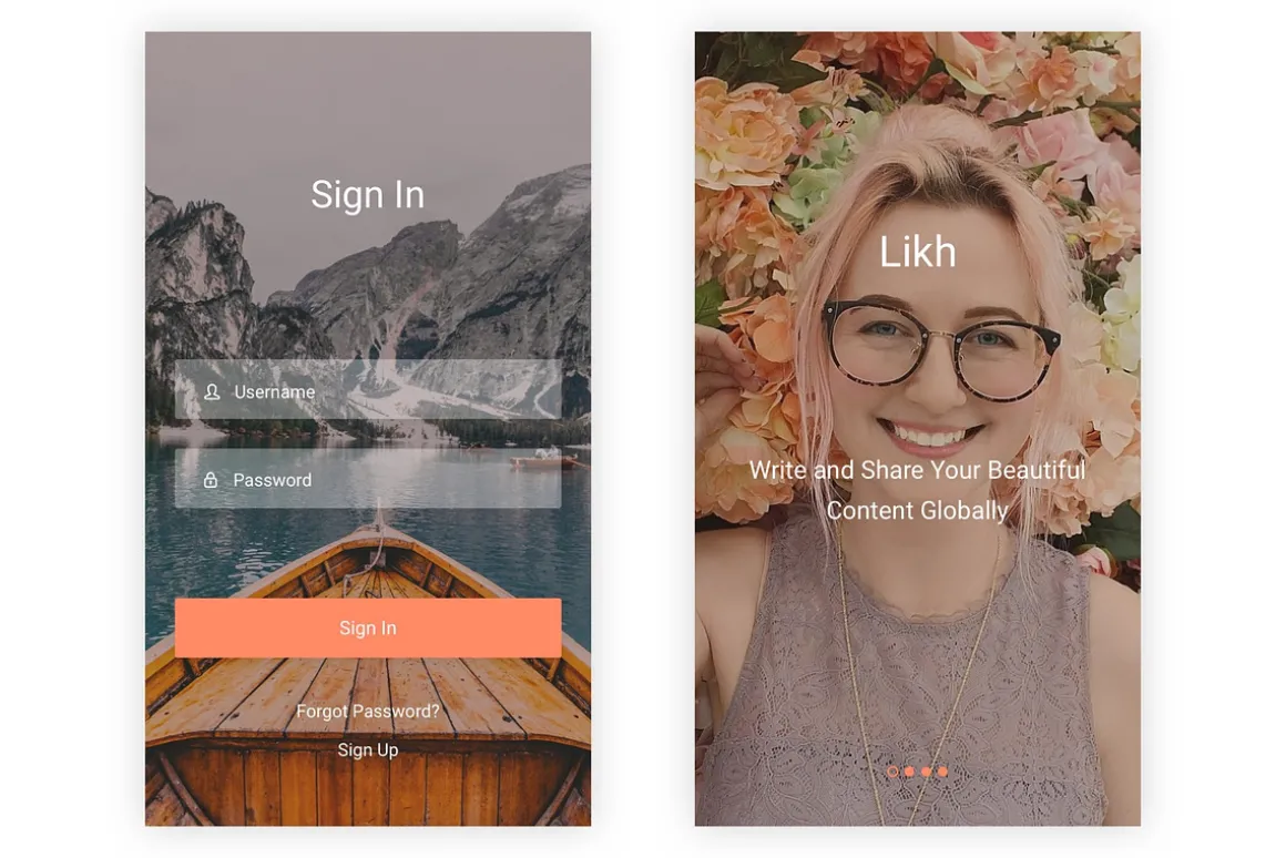 Likh - Blogging Platform UI Kit