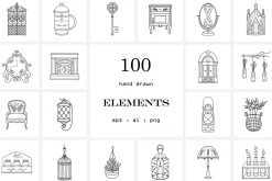 Line Art & Icons bundle