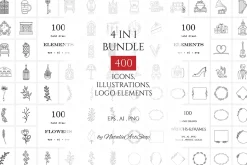 Line Art & Icons bundle