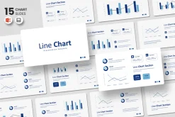 Line Chart - PowerPoint Template