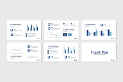 Line Chart - PowerPoint Template