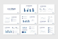 Line Chart - PowerPoint Template
