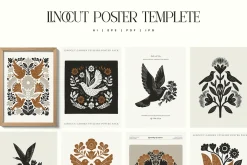 Linocut Garden | Poster Builder