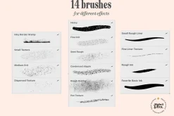 Linocut Texture Brushes