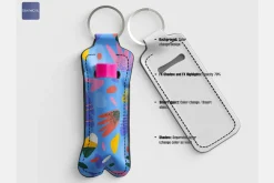 Lipstick Holder Keychain Mockup