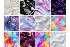 Liquid Flow Seamless Pattern