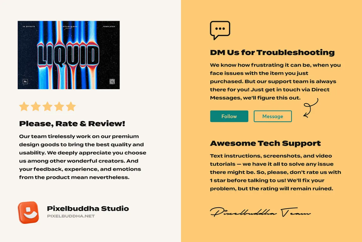 Liquid Text Effects Collection