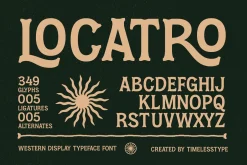 Locatro Western Display Serif