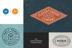10 Logo/Badge Templates Vol.4