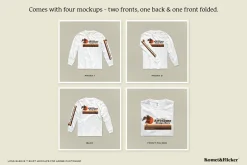 Long Sleeve T-shirt Mockups