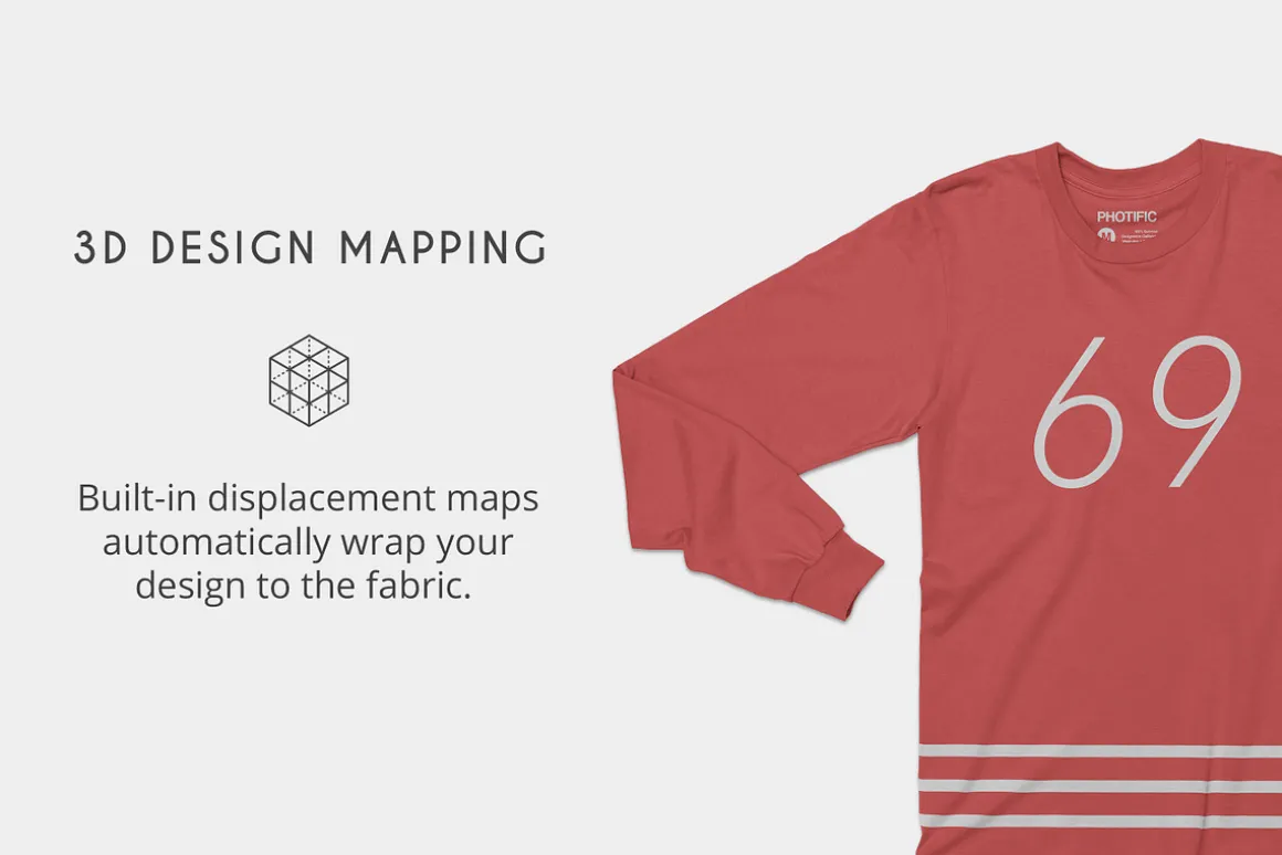 Long Sleeve T-Shirt Apparel Mockups
