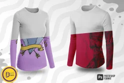 Long Sleeve T-Shirt Mockup