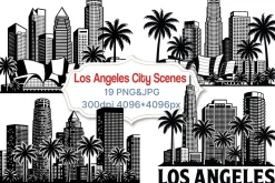 Los Angeles Wall art Skyline