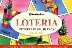 Lotería Procreate Brushes & Tutorial