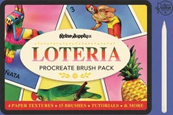 Lotería Procreate Brushes & Tutorial