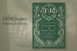 LOTR Inspired Wedding Template