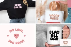 Love Bundle Cute Heart Fonts