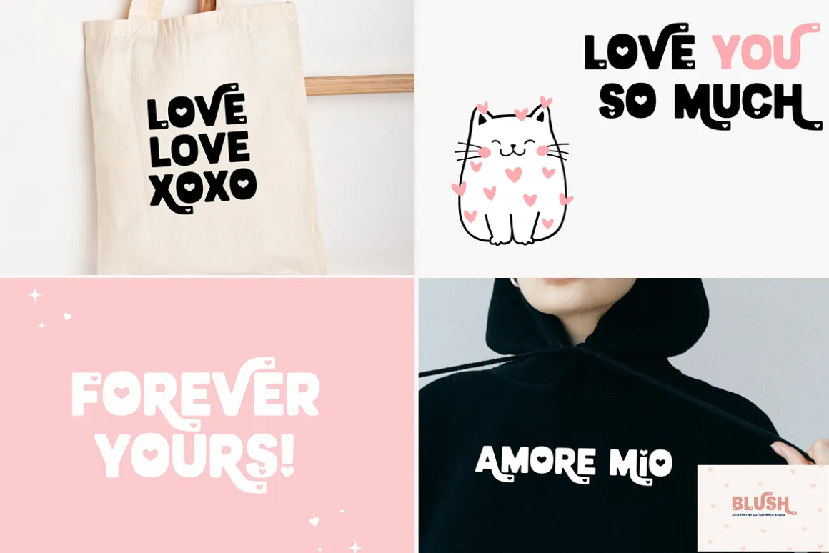 Love Bundle Cute Heart Fonts