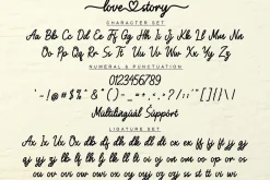 Love Story | Handwriting Font