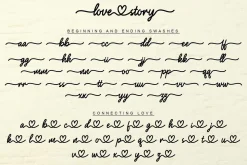 Love Story | Handwriting Font