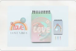Love Vibes Gradients 3D Shapes
