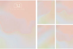 Love Vibes Gradients 3D Shapes