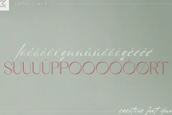 Lovely May - Font duo