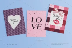 Love Notes. Seamless Vector Patterns