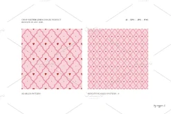 Love Notes. Seamless Vector Patterns
