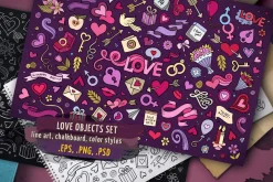 Love Objects & Symbols Set