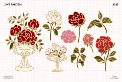 LOVE PARCELS Romantic Illustrations