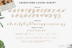 Lovina Fonts Family