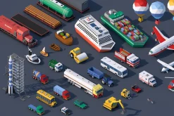 Low Poly City Mega Pack v3.0