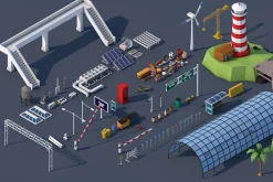 Low Poly City Mega Pack v3.0
