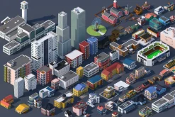 Low Poly City Mega Pack v3.0
