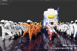 Low Poly Astronauts