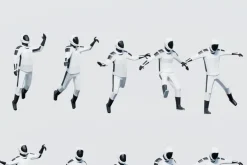 Low Poly Astronauts